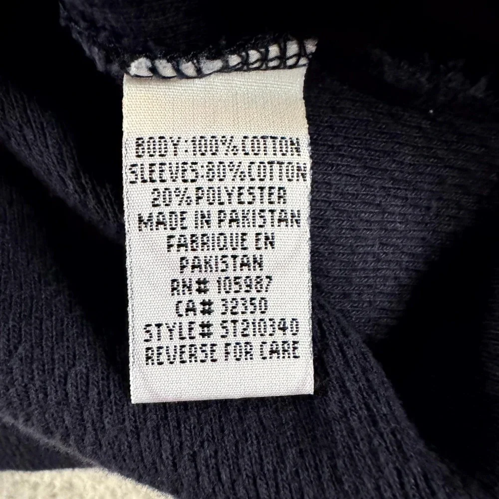 Quiksilver Sweatshirt Toddler 4T Navy Blue Good Waffle Knit Fleece Pullover